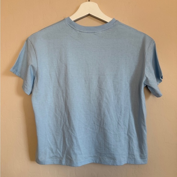 Harry Potter Ravenclaw TShirt H&M Cropped Blue Graphic Tee Girls 12/14 Women XS - Picture 3 of 6